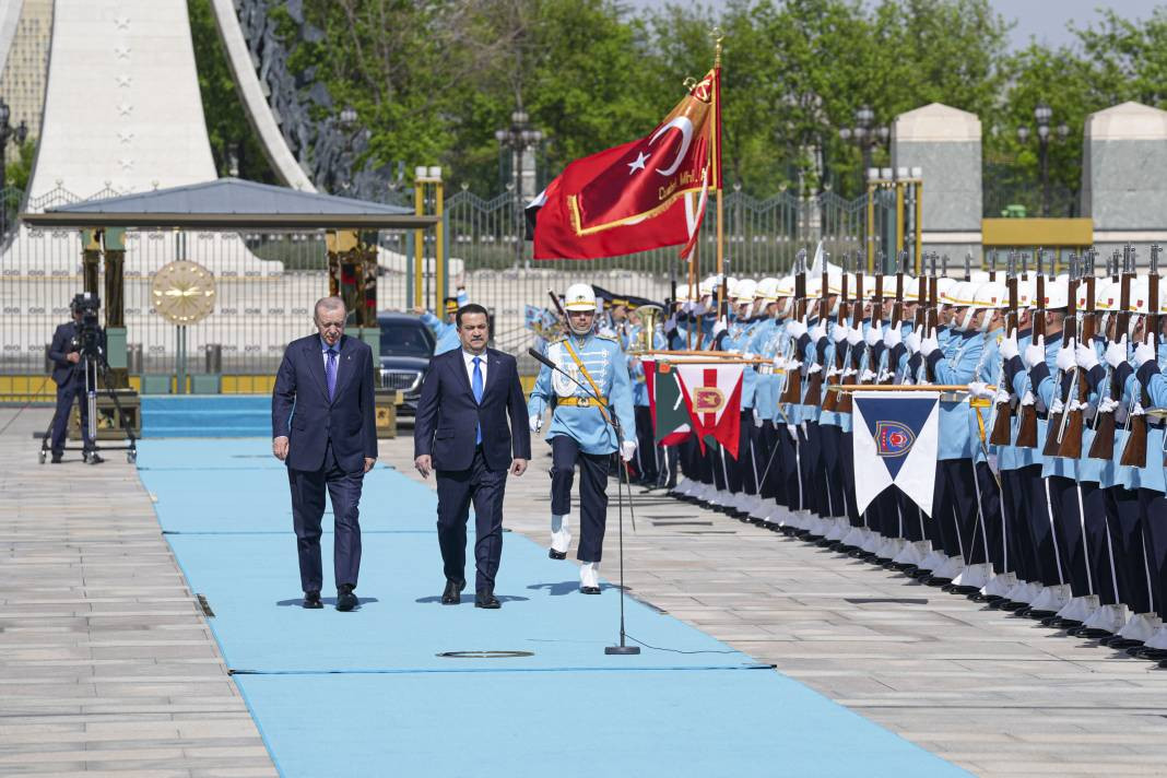 Irak Başbakanı Ankara’da! Külliye’de resmi tören: Sudani’den güç birliği mesajı... - Resim: 24